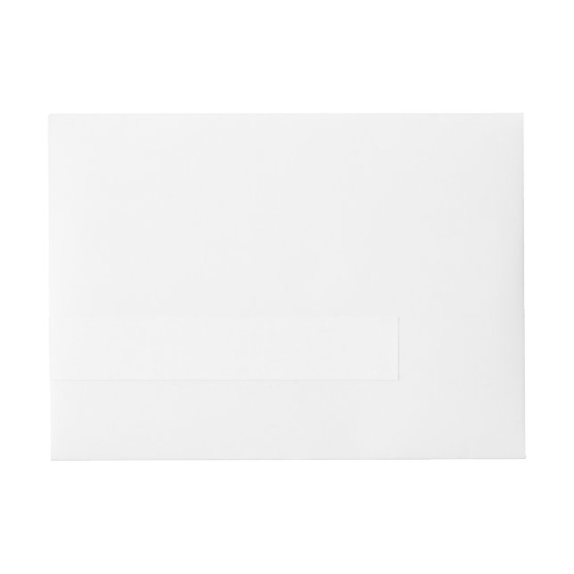 White Template Wraparound Address Label (Front)