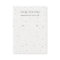 WHITE TERRAZZO TEXTURE KRAFT EARRING DISPLAY LOGO
