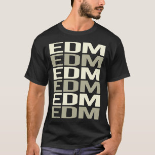 White Text EDM T-Shirt