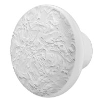 White Textured Stone, Monochrome Abstract Art
