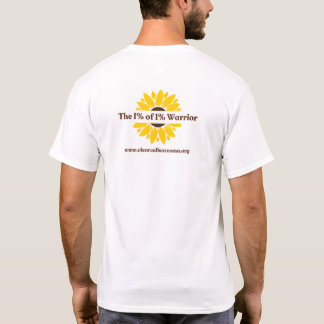 White - The 1% of 1% Warrior T-Shirt