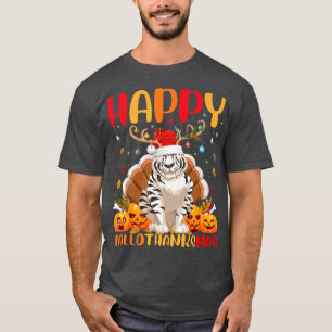 White Tiger Animal Lover Happy White Tiger HelloTh T-Shirt