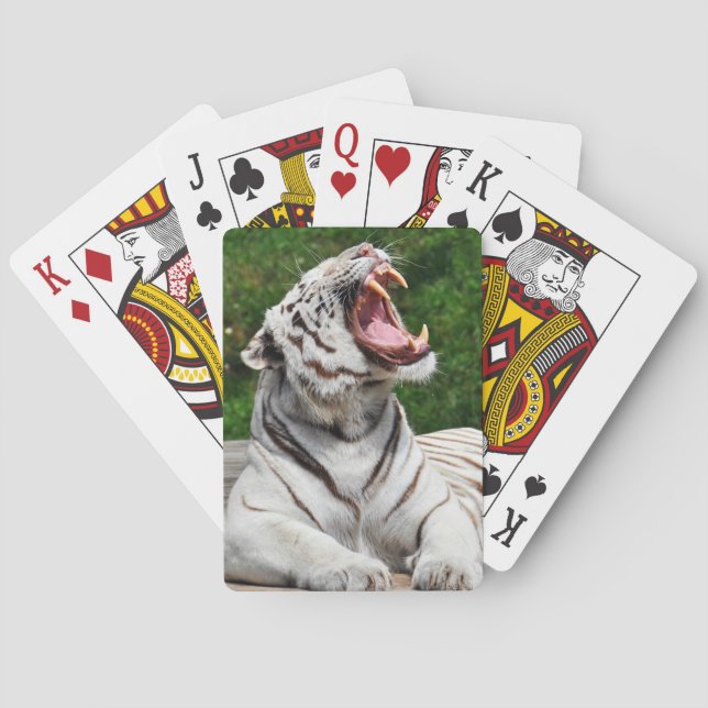 White Tiger, Bengal Tiger Playing Cards (Back)