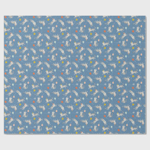 White Tiger Birthday Party Wrapping Paper