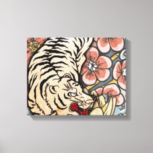 White Tiger Canvas Print