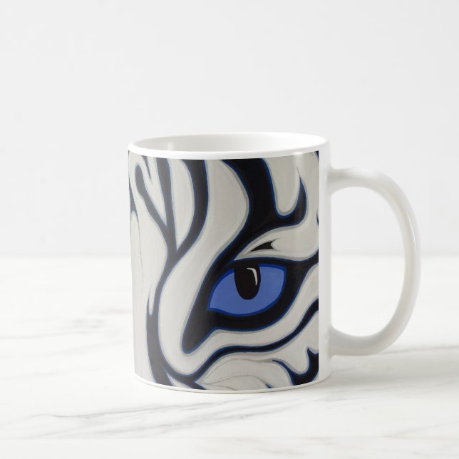 White Tiger Coffee Mug (Right)