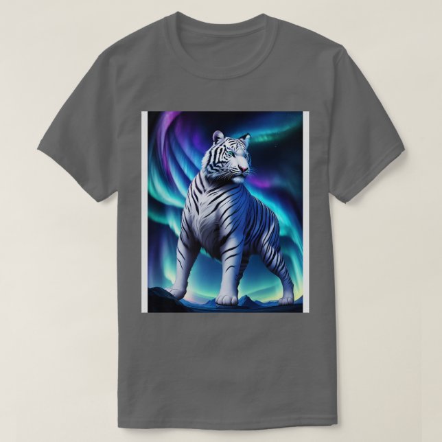 white tiger design 2 T-Shirt (Design Front)