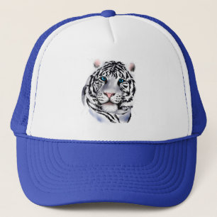 White Tiger Face Hat
