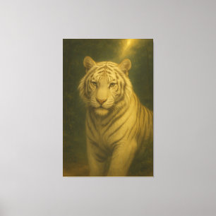 White Tiger Fine Art – Majestic Portrait Canvas Print