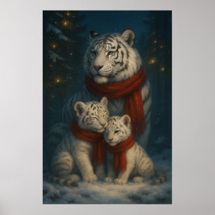White Tiger – Guardian of Light – ManJiangHong Art Poster