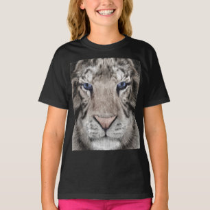 White Tiger Head Wildlife Aesthetic T-Shirt