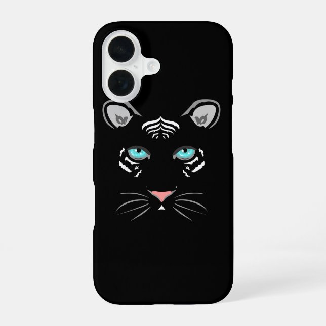 White Tiger iPhone 16 Case (Back)