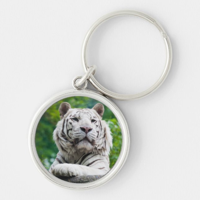 White Tiger key chain (Front)