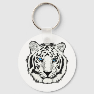 White tiger key chain