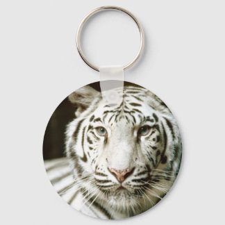White Tiger Keychain
