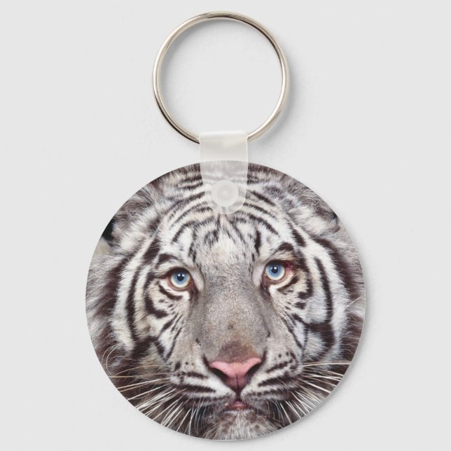 White Tiger Keychain (Front)