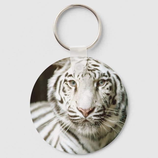 White Tiger Keychain (Front)