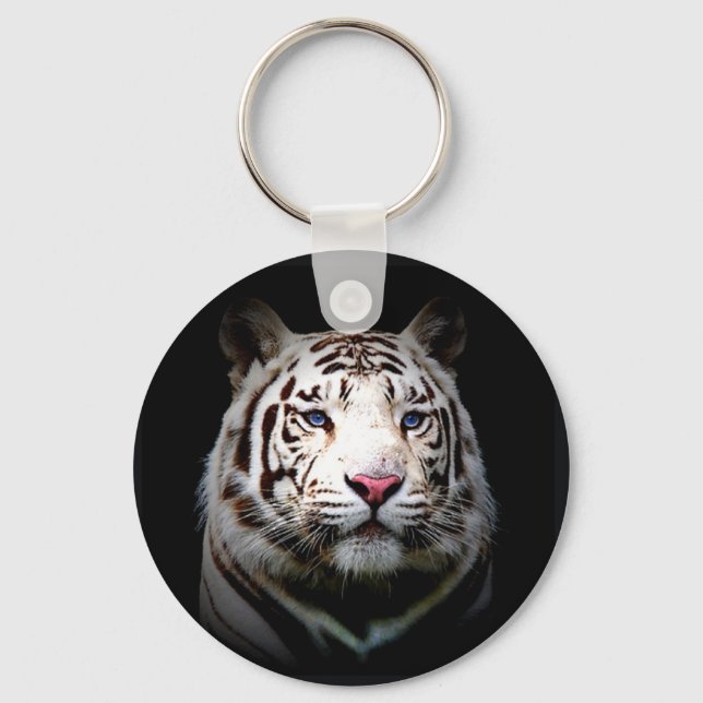 White Tiger Keychain (Front)