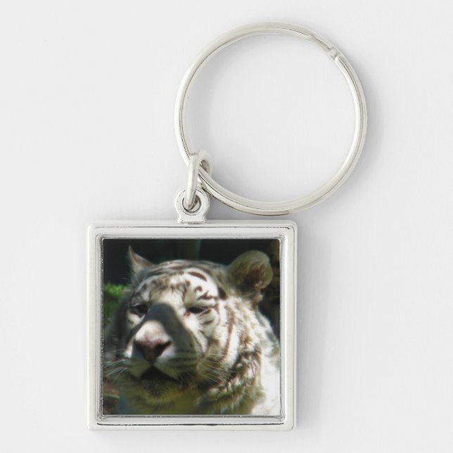 White Tiger Keychain (Front)