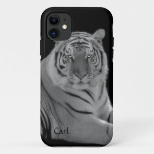 White Tiger Photograph iPhone 5 Phone Case