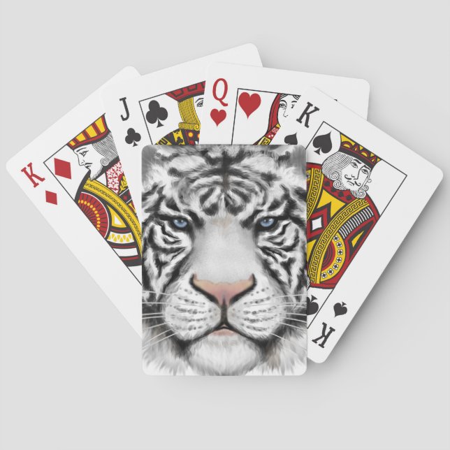 White Tiger Playing Cards (Back)