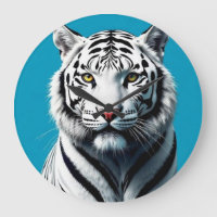 White Tiger Pop Art – Fierce & Colorful Wild Cat