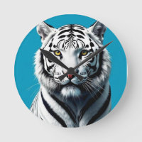 White Tiger Pop Art – Fierce & Colorful Wild Cat