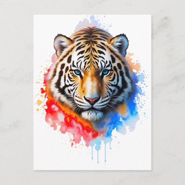 White Tiger Postcard (Front)