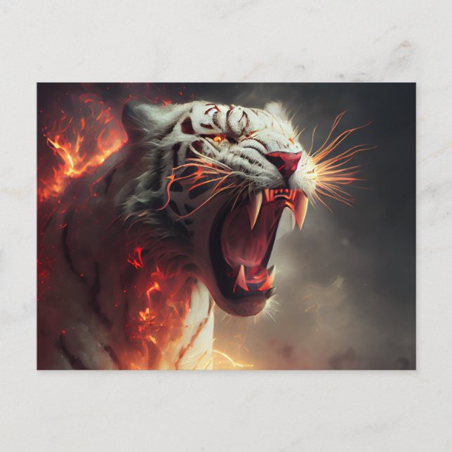 White Tiger Postcards (Front)