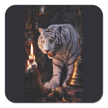 White Tiger Sticker – A Little Touch of Wild