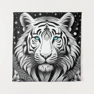 White Tiger Tapestry