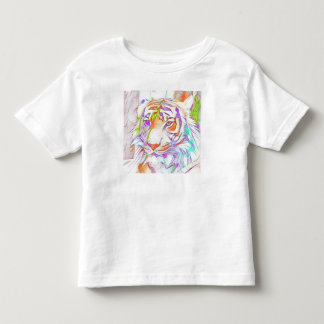White tiger toddler t-shirt