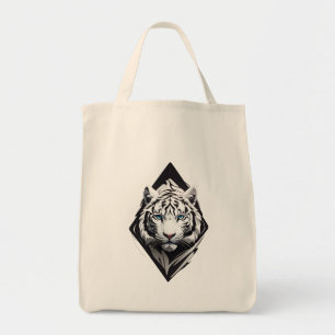 White Tiger Tote Bag