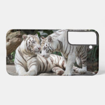 White Tigers Samsung Galaxy Case