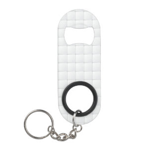 White tile keychain bottle opener