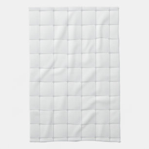 White tile kitchen towel