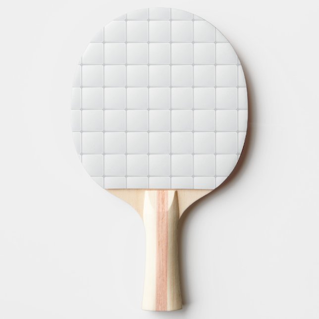 White tile ping pong paddle (Front)