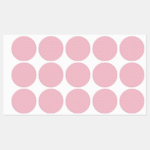 White Tiny Polka Dots Print, Dotted Pattern