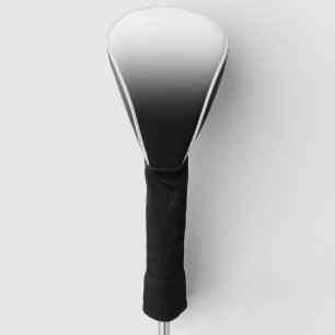 White to Black Gradient Modern Golf Style Clean Head Cover