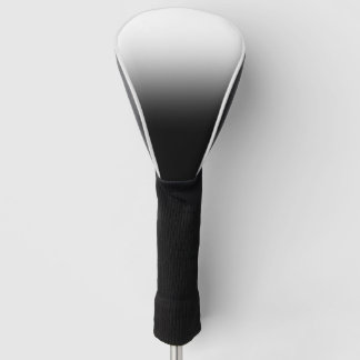 White to Black Gradient Modern Golf Style | Clean  Head Cover
