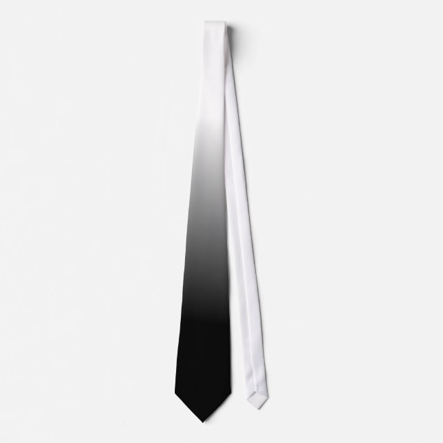 White to Black Gradient Tie (Front)