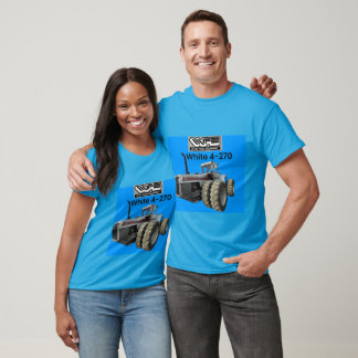 White tractors Tshirt  4-270 white
