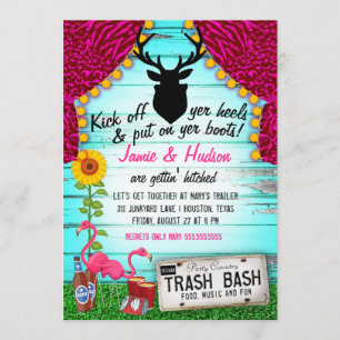 White Trash Bash Invitation