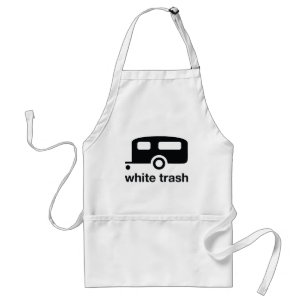 White Trash trailer icon - trailer park Standard Apron