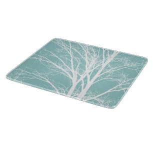 White Tree Branches Cutting Board
