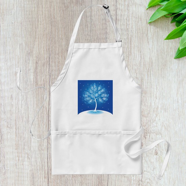 White Tree In The Snow Standard Apron (Creator Uploaded)