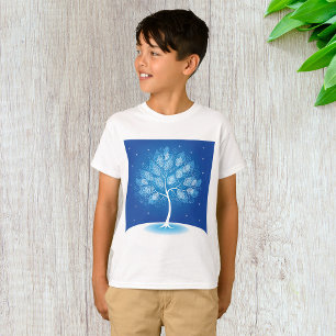 White Tree In The Snow T-Shirt