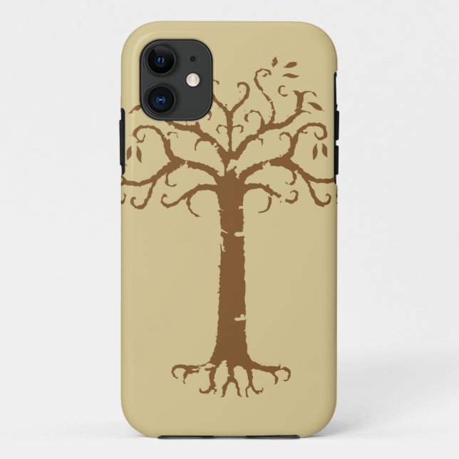 White Tree of Gondor Case-Mate iPhone Case (Back)