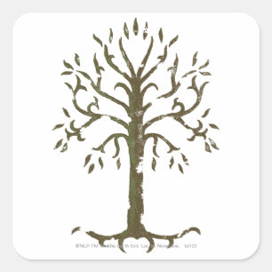 White Tree of Gondor Square Sticker