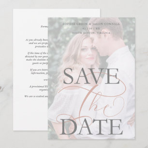 White Trendy Transparency Effect Photo Wedding